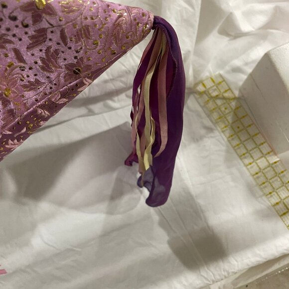 Disney Parks Authentic Purple Princess Hat With Veil & Tangled Repunzel Braid - Picture 15 of 15